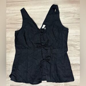 a new day Black Sleeveless Blouse Women's Size S